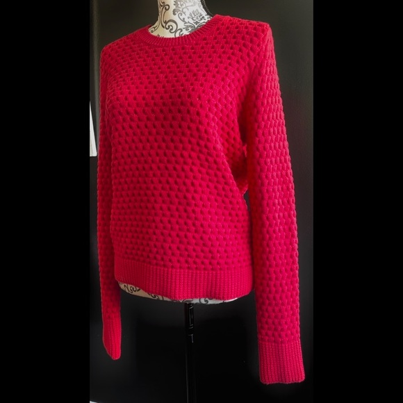 Vintage Victoria’s Secret Cable Knit Red Sweater Size Small - Picture 3 of 7